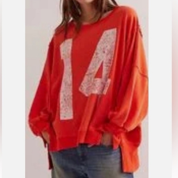 NWT Free People Graphic Camden In Medium - Picture 3 of 12